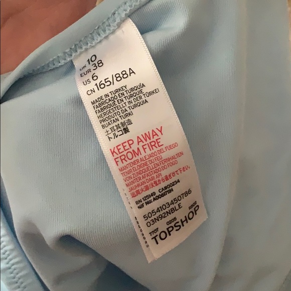 Baby Blue TOPSHOP One-Piece - Picture 5 of 5